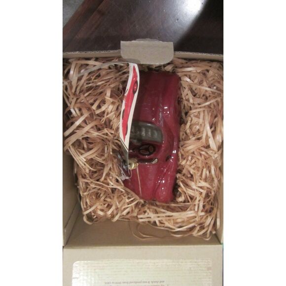 NEW IN BOX WEIHNACHTSZIERDE RED CONVERTIBLE GLASS CHRISTMAS ORNAMENT - Picture 4 of 6